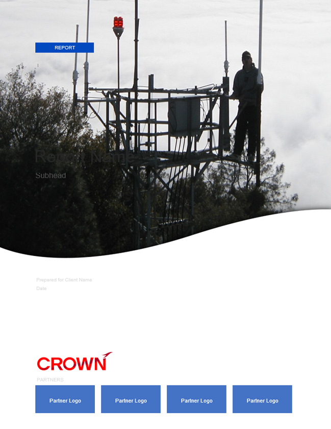 Crown Report Template with Partners